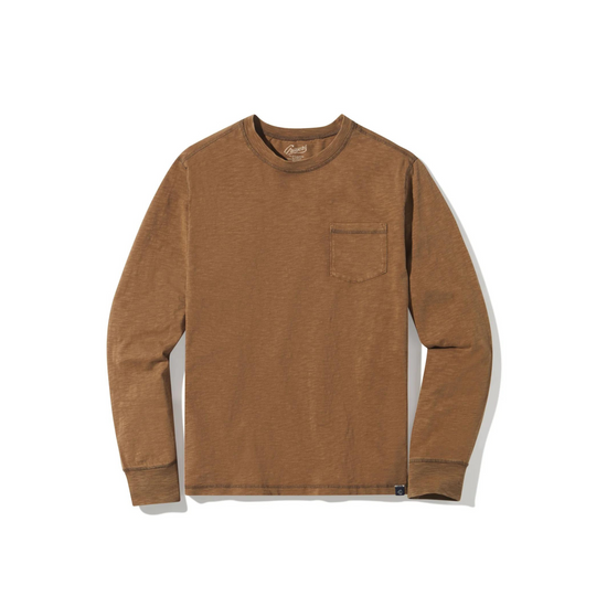 Hewitt Garment Dyed Long Sleeve Pocket Tee