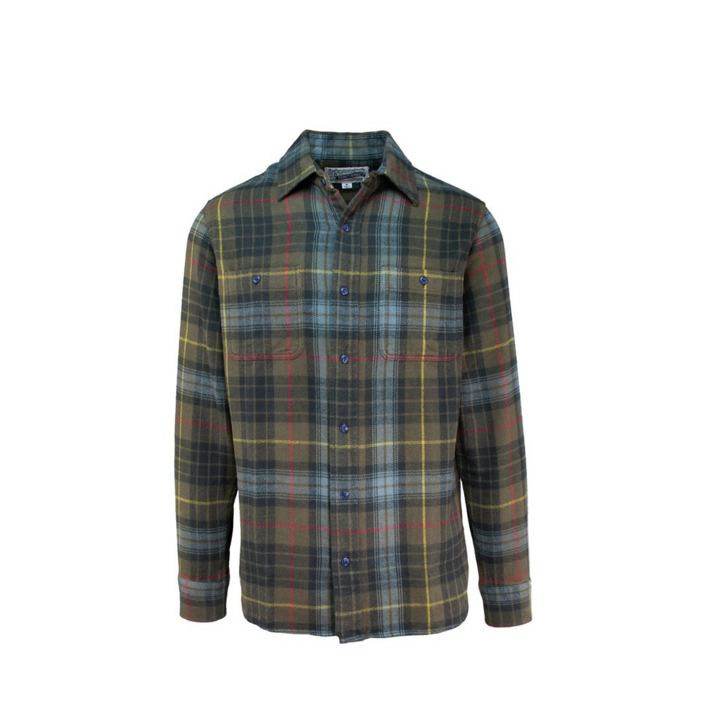 Plaid Cotton Flannel Shirt