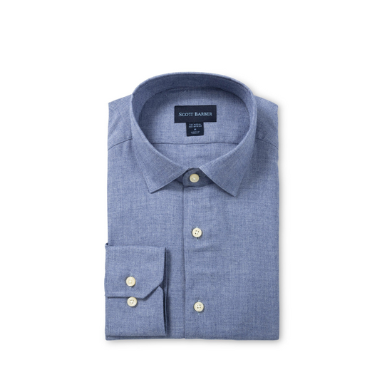 Modal/ Merino Heathered Solid Shirt