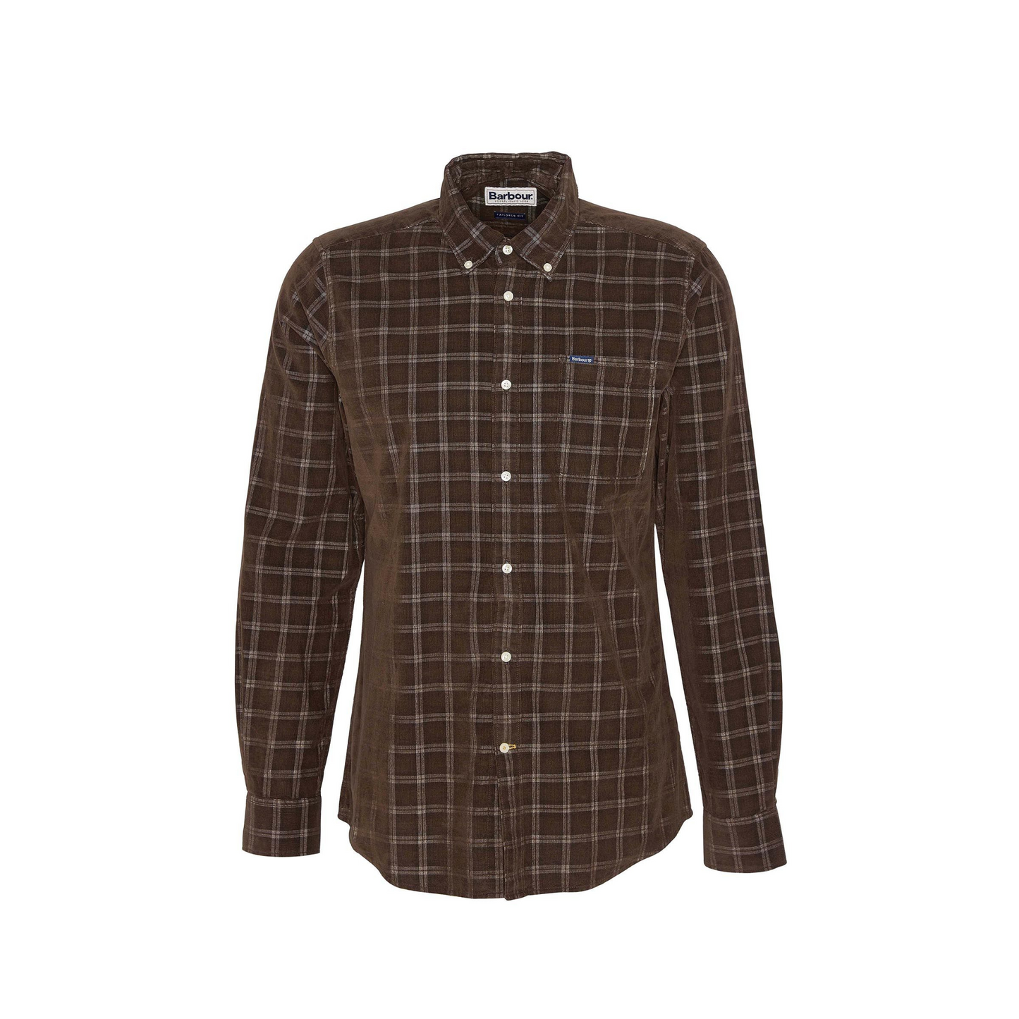 Harthill Tailored Checked Cord Shirt