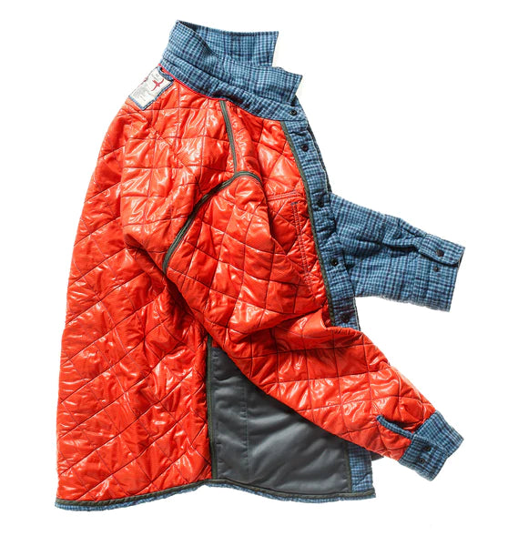 Load image into Gallery viewer, Quilted Flannel Shirt Jacket
