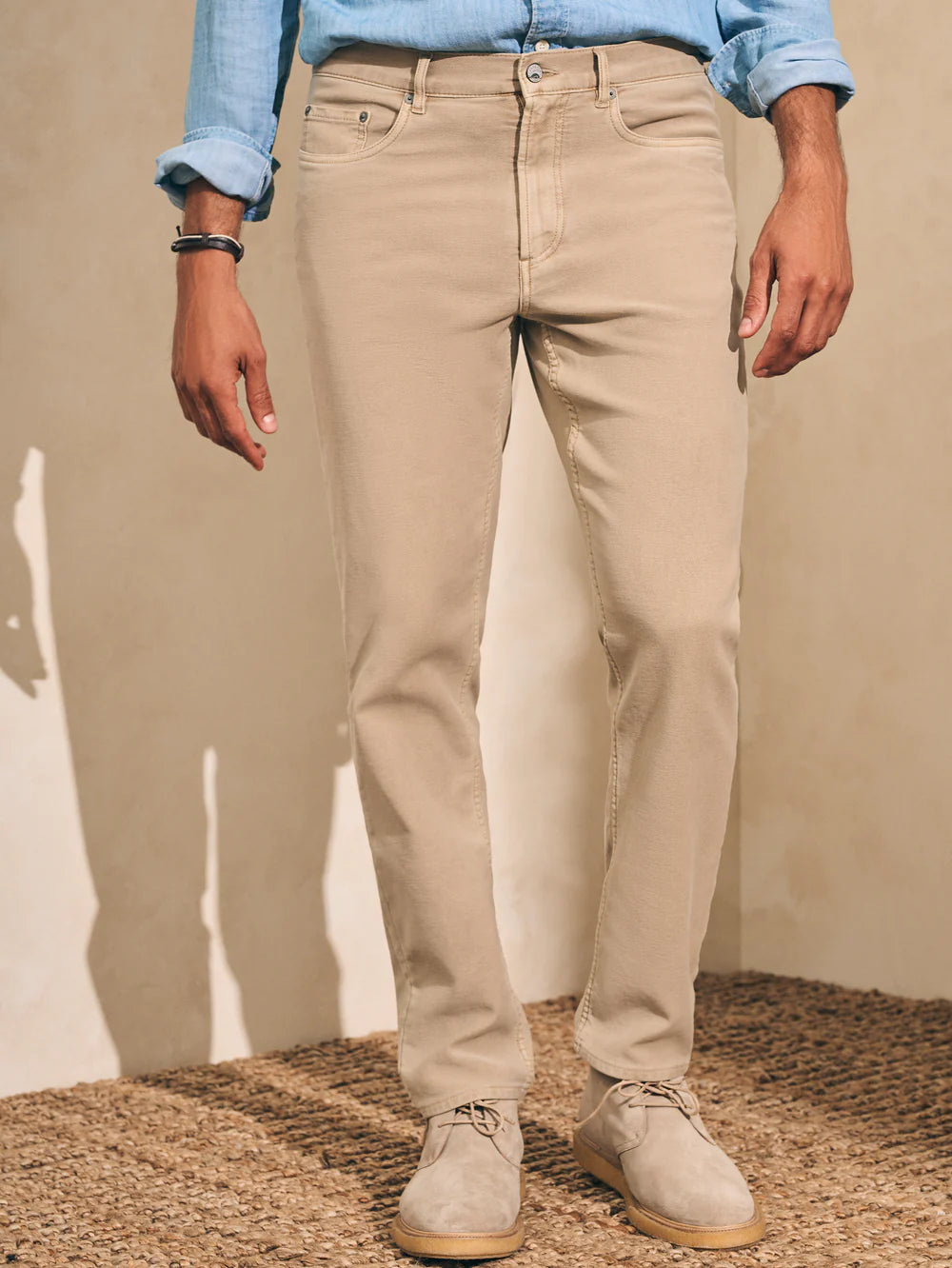 Stretch Terry 5-Pocket Pant