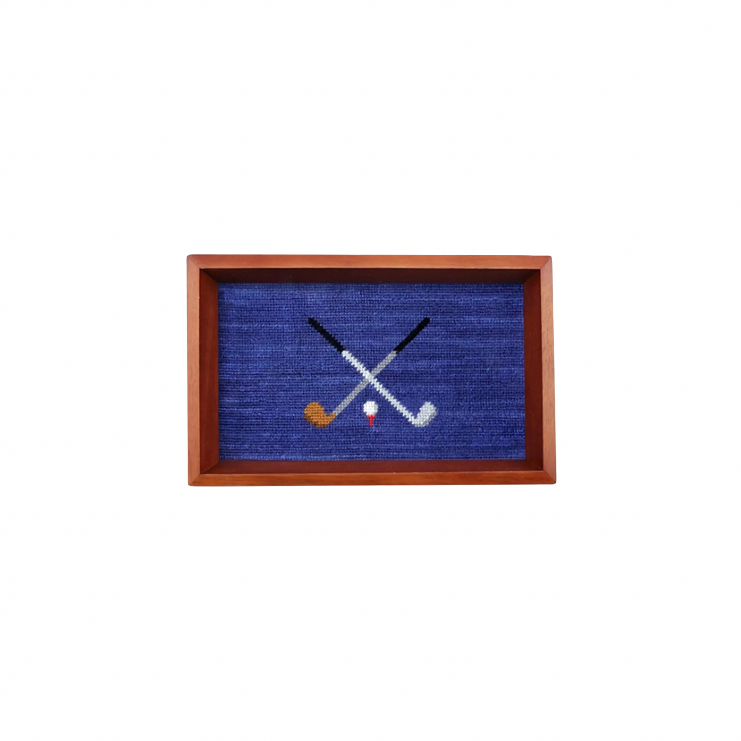 Crossed Clubs Valet Tray