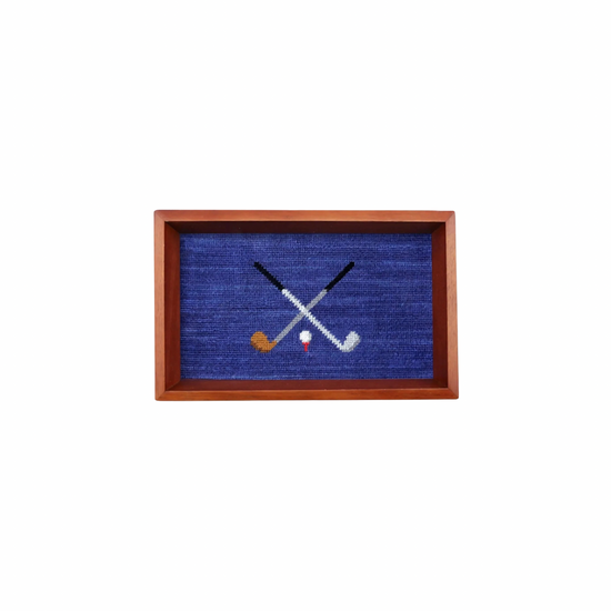 Crossed Clubs Valet Tray