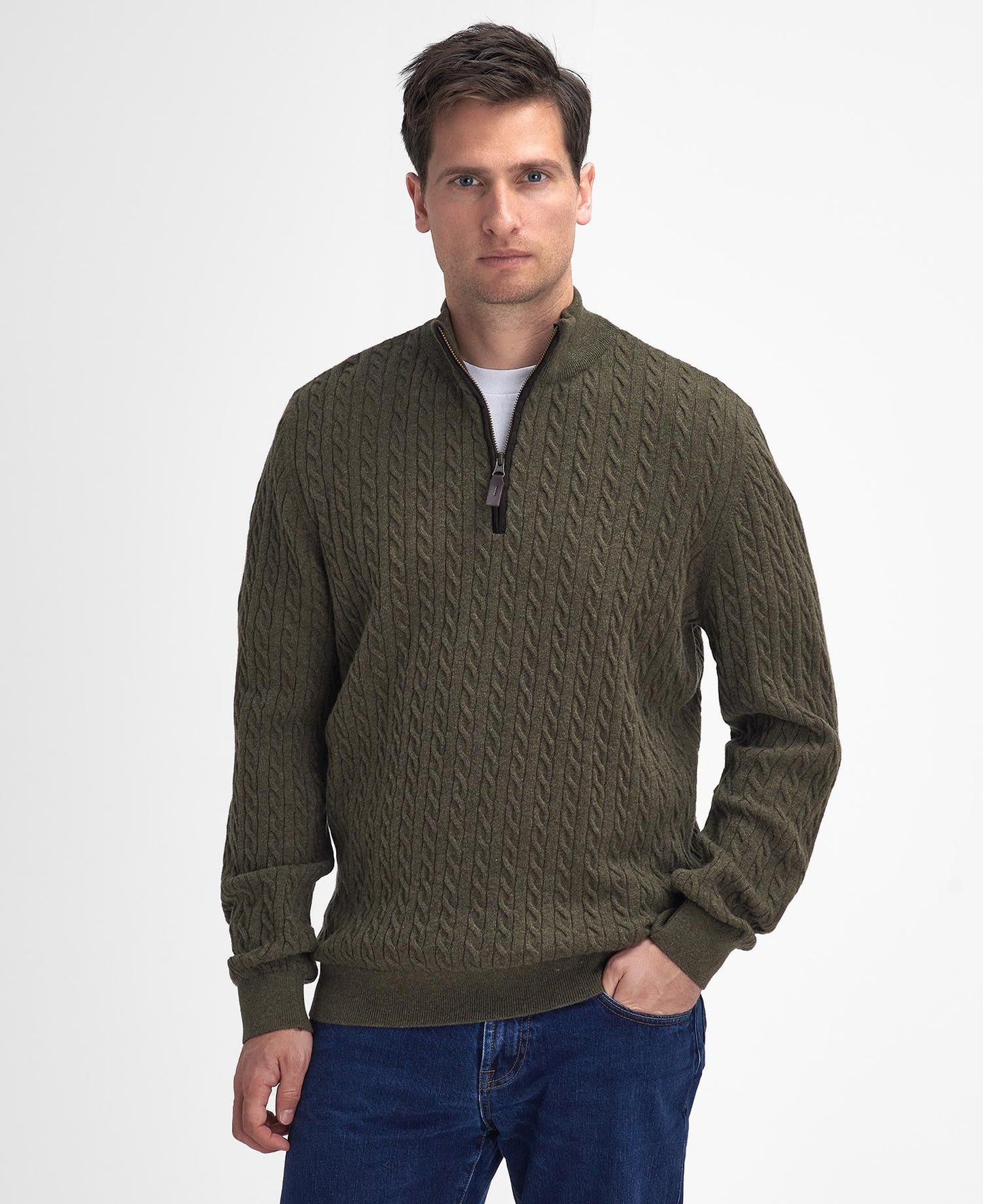 Ramsden Half Zip Knitted Jumper