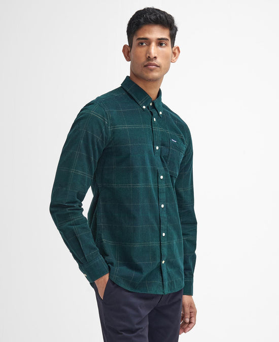 Blair Tailored Tartan Cord Shirt