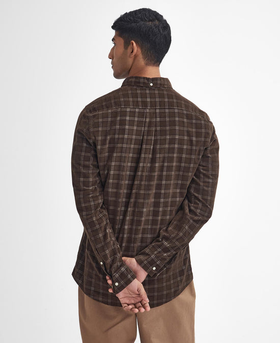 Harthill Tailored Checked Cord Shirt