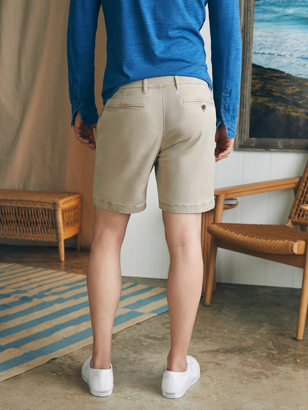 Coastline Stretch Chino Short (8")