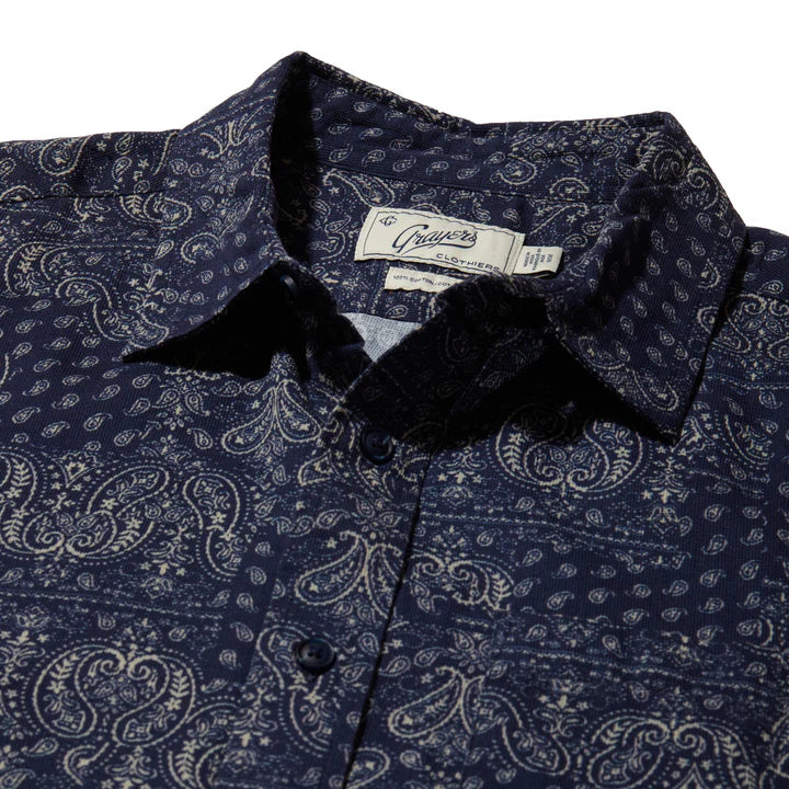 Bedford Textured Printed Shirt