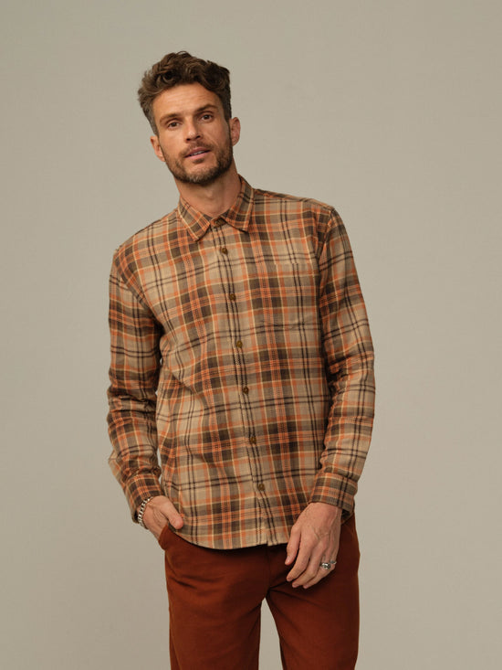 Accord Organic Cotton Dobby Flannel Shirt