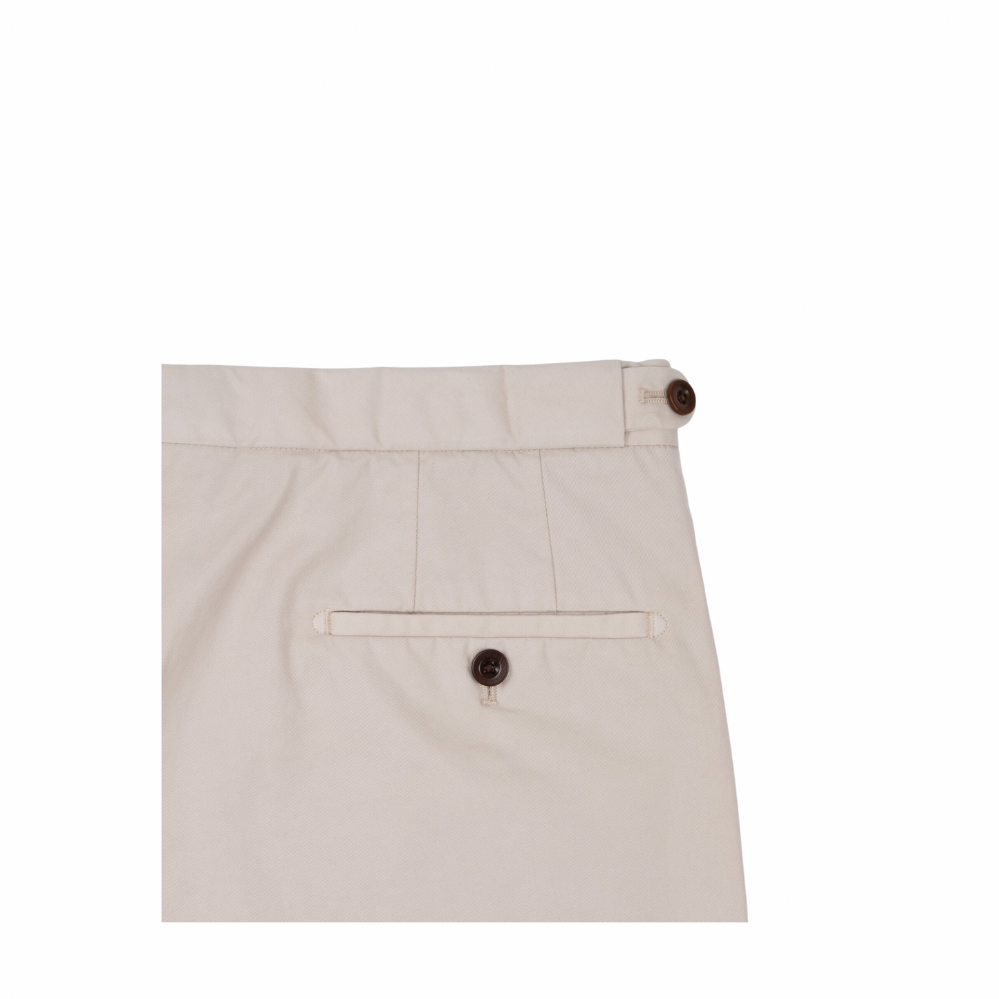 Garment-Dyed Pleated Sport Trouser