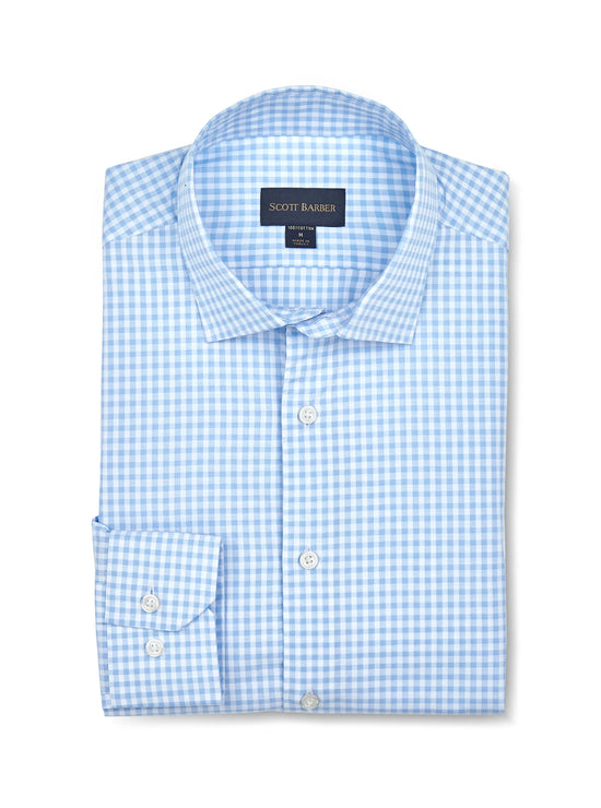 Organic Cotton Gingham Button Down Shirt