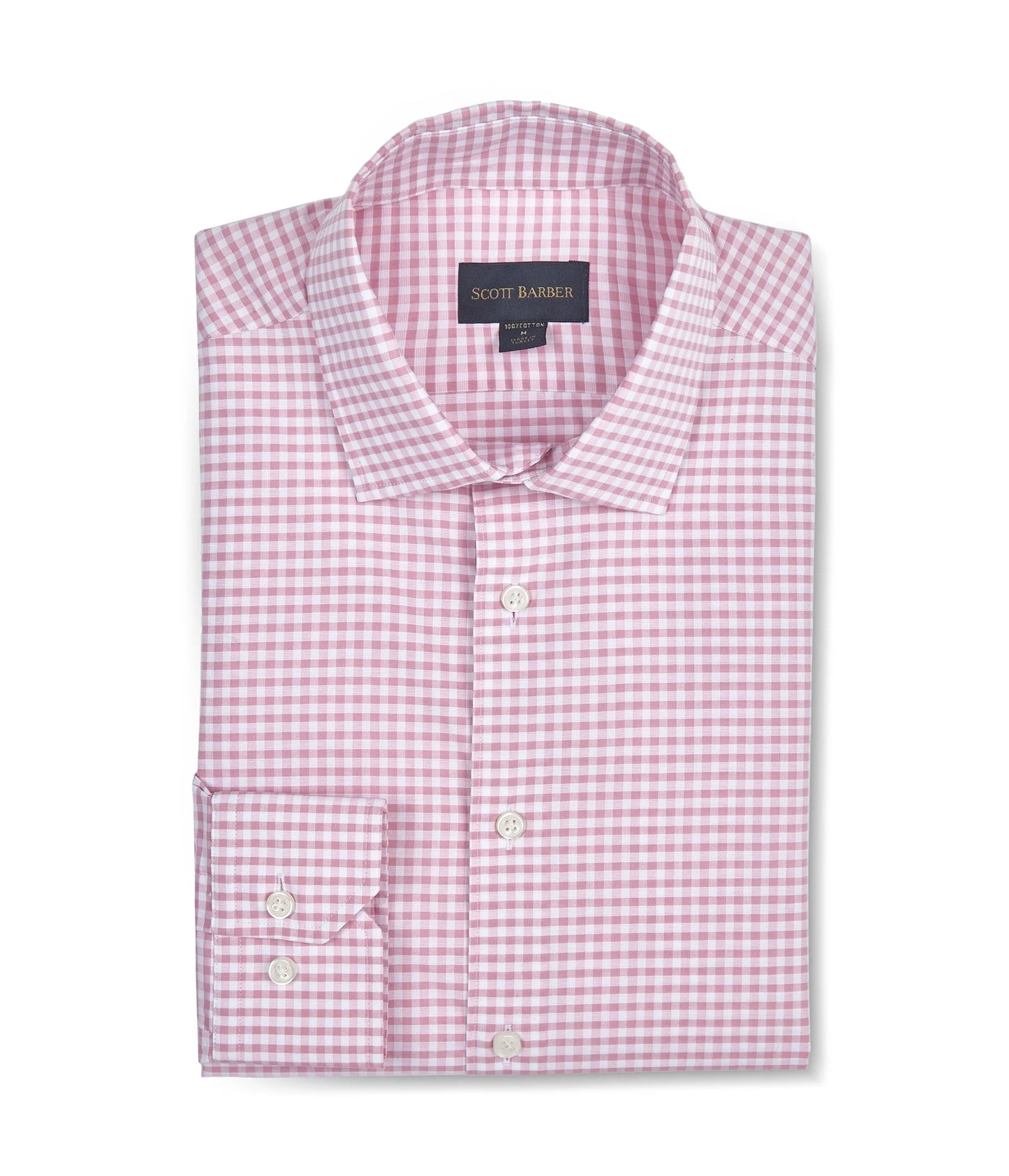 Organic Cotton Textured Gingham Button Up Shirt