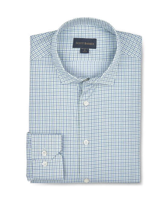 Load image into Gallery viewer, Luxury Textured Tattersall Button Up Shirt
