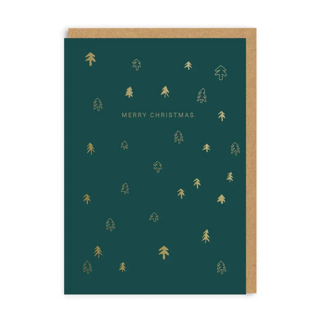 Load image into Gallery viewer, Merry Christmas Tiny Trees Christmas Card
