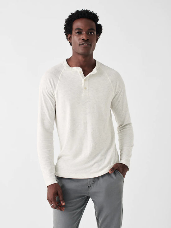 Cloud Cotton Long-Sleeve Henley