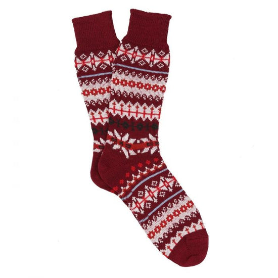 Corgi Nordic Fairisle Sock